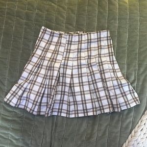 Pleated Mini Skirt
